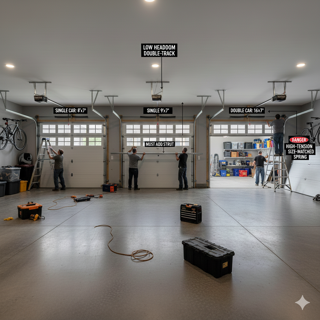 How to Install Different Garage Door Sizes How to Install Different Garage Door Sizes