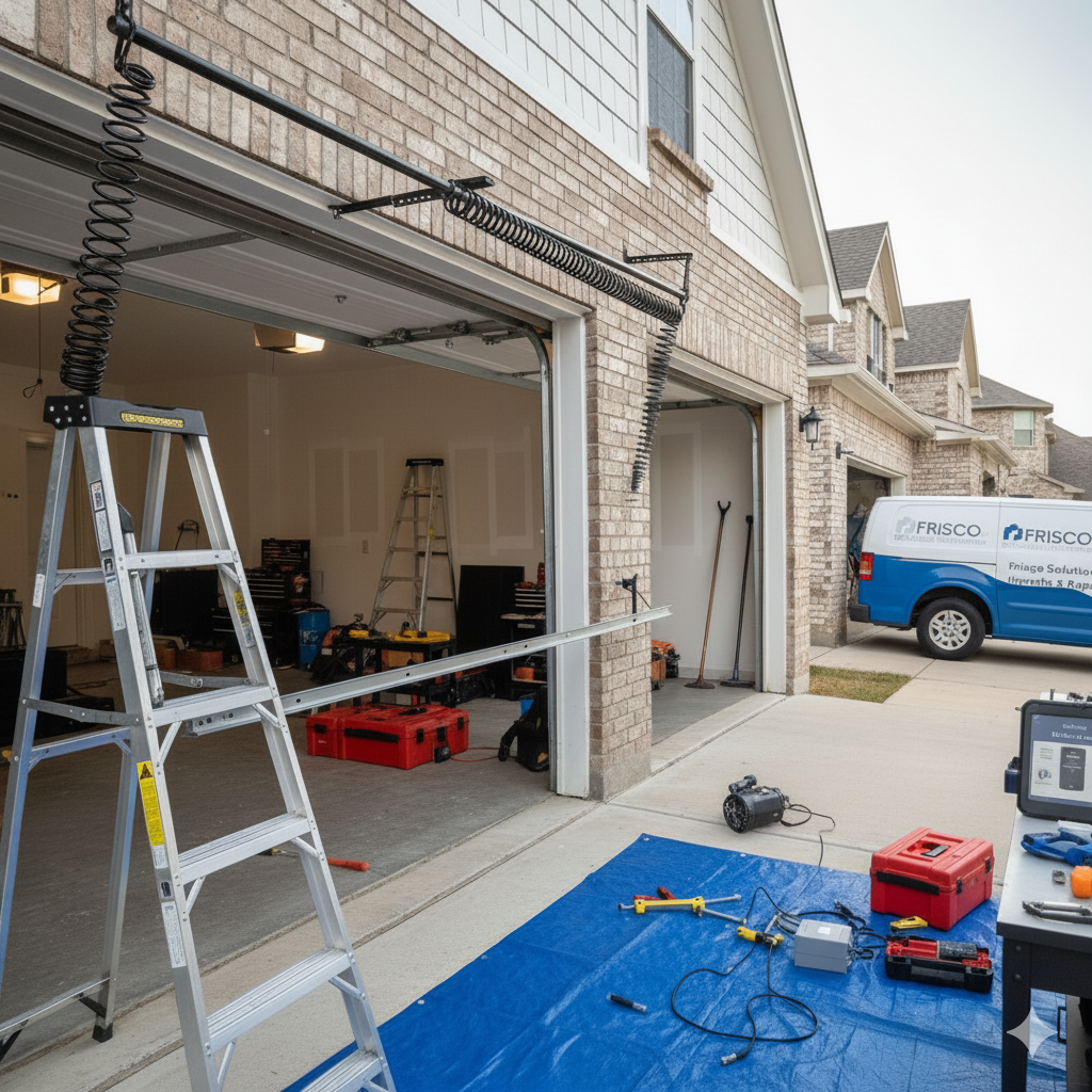 How to Install Systems During Garage Door Repair Frisco