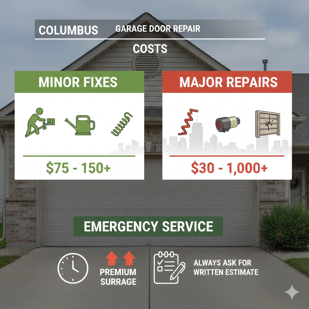 How Much columbus garage door repair How Much columbus garage door repair