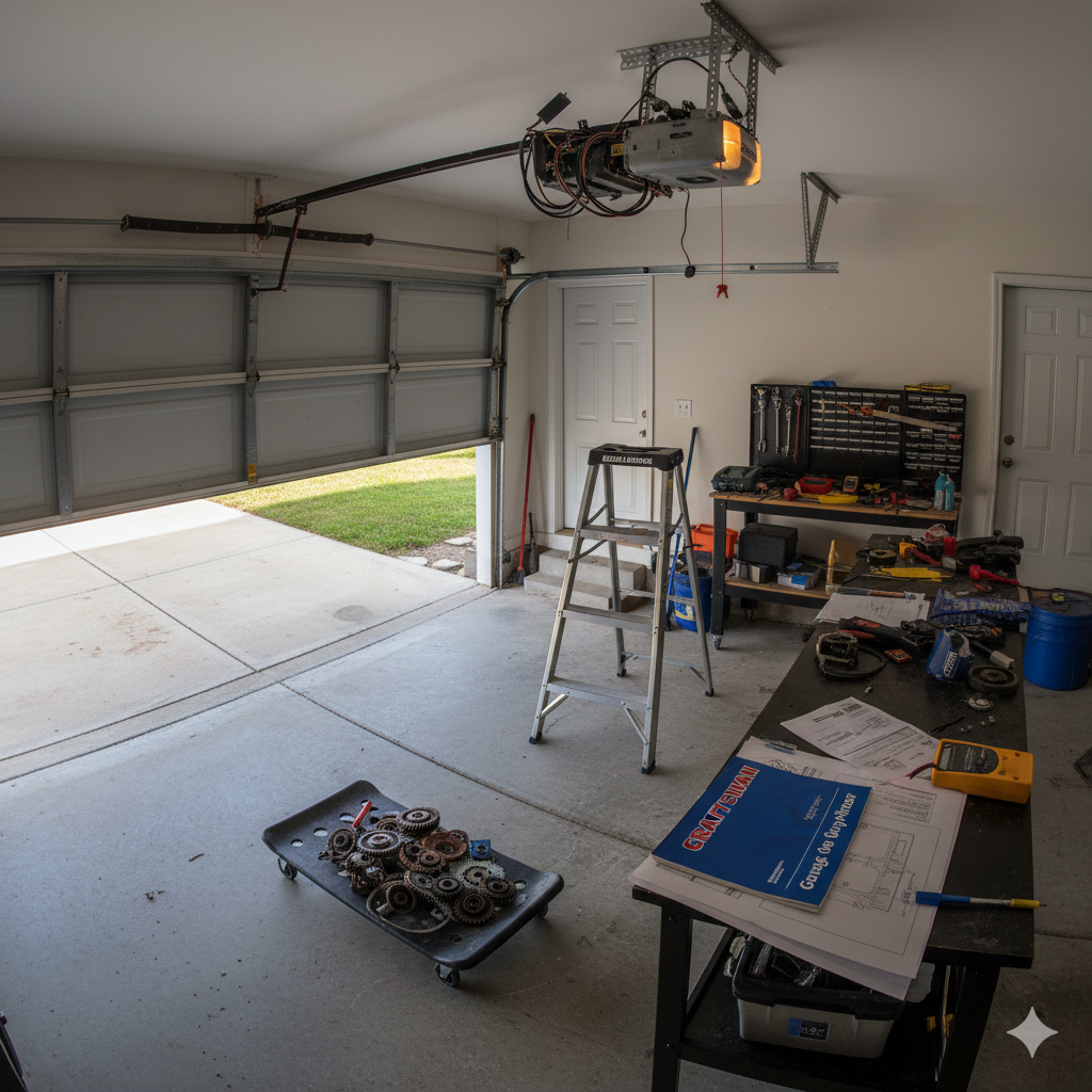 craftsman garage door opener repair1