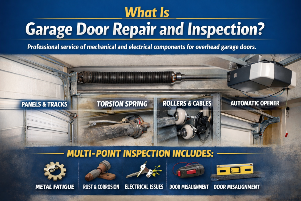 What Is Garage Door Repair and Inspection? What Is Garage Door Repair and Inspection?