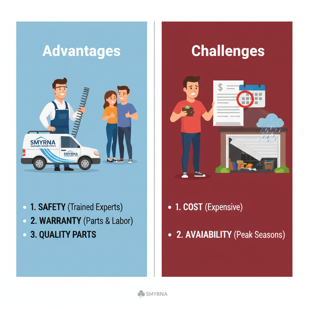 Advantages And Challenges garage door repair Smyrna