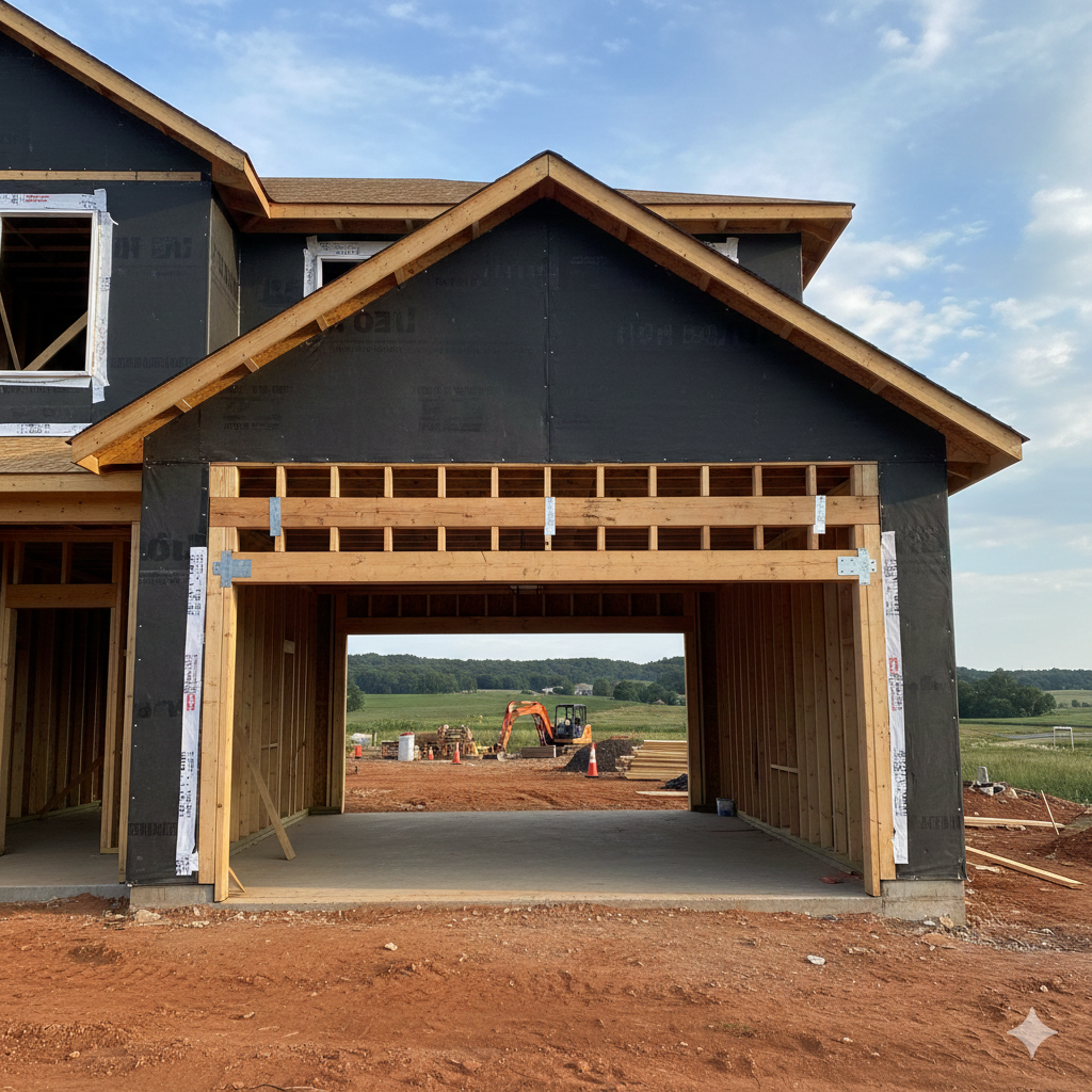 garage door rough opening