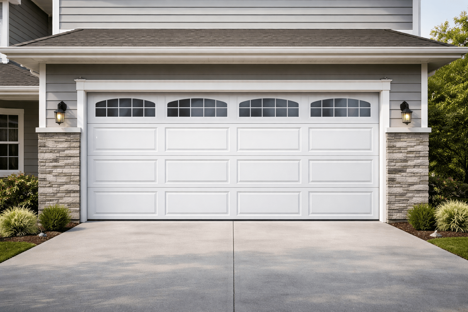 16 x 8 garage door insulated (2)