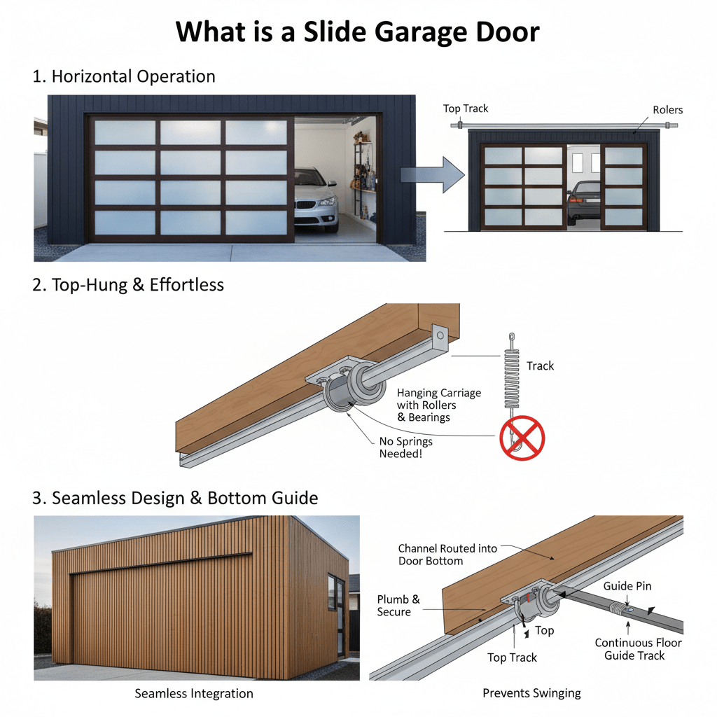 How to Install a slide garage door