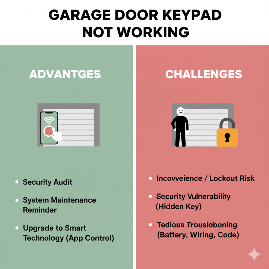 Advantages and Challenges Connected to Garage Door Keypad Not Working