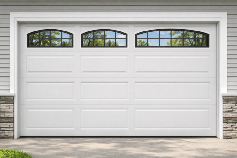 insulated garage door windows