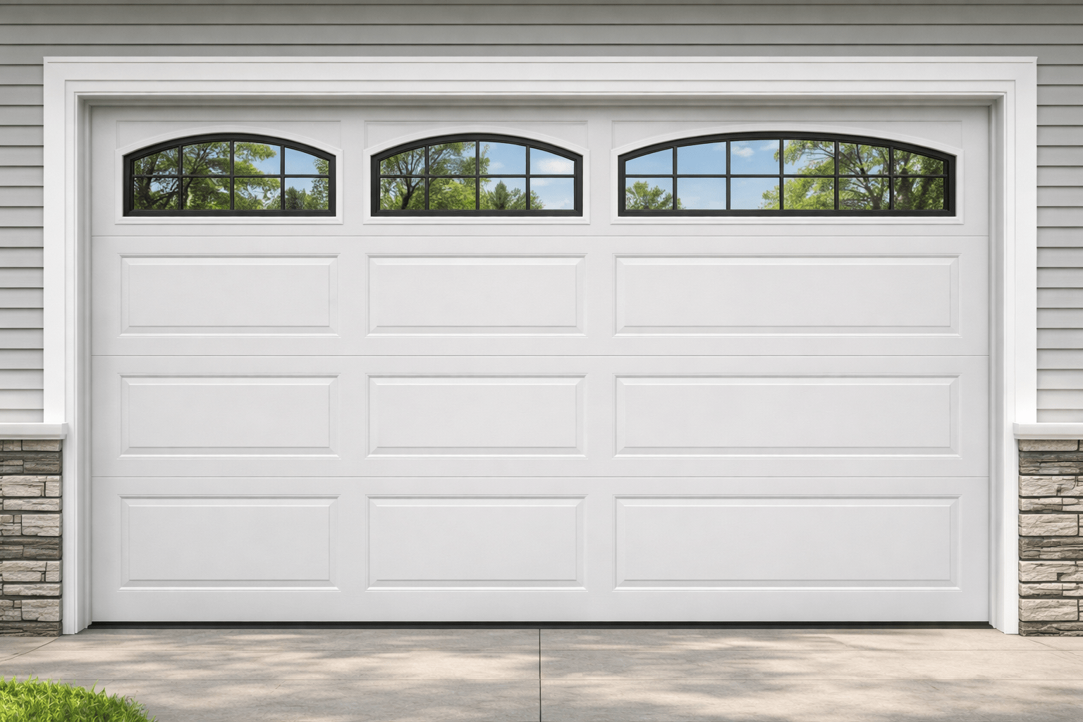 insulated garage door windows