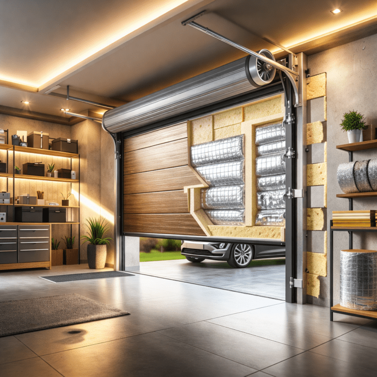 insulated roller garage door