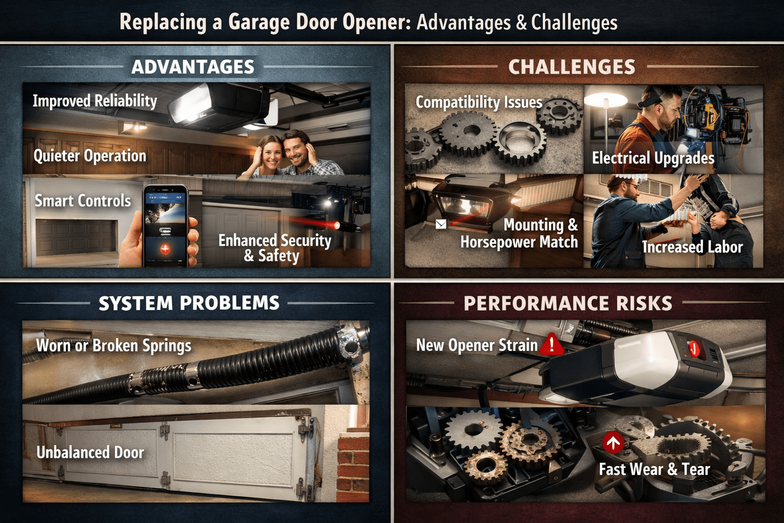 Advantages and challenges can you replace a garage door opener (4)