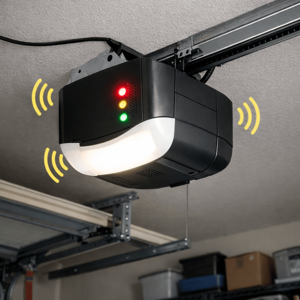 garage door opener is beeping