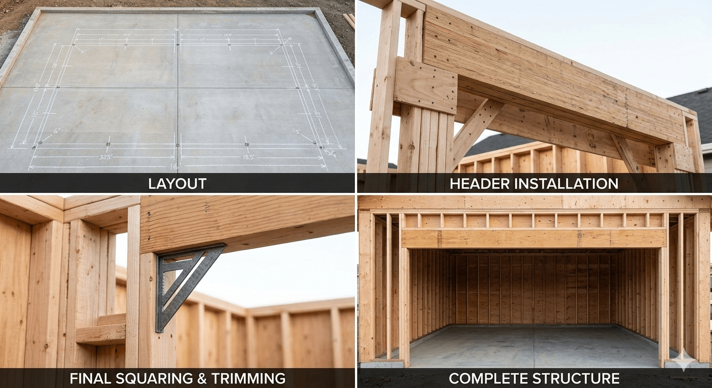 Garage door framing detail pictures