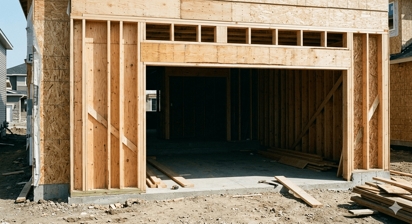 garage door opening framing 1
