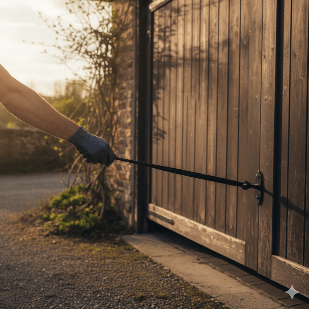 manually open garage door from outside (1)